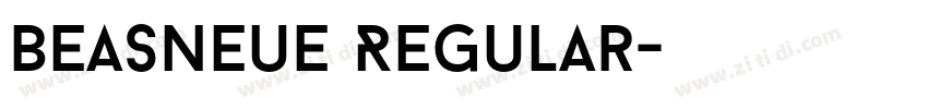 BeasNeue Regular字体转换